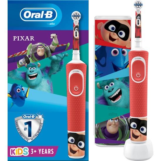 Перезаряжаемая зубная щетка Oral-B для детей D100 Vitality Pixar Special Edition + дорожный контейнер
Перезаряжаемая зубная щетка Oral-B для детей D100 Vitality Pixar Special Edition + дорожный контейнер