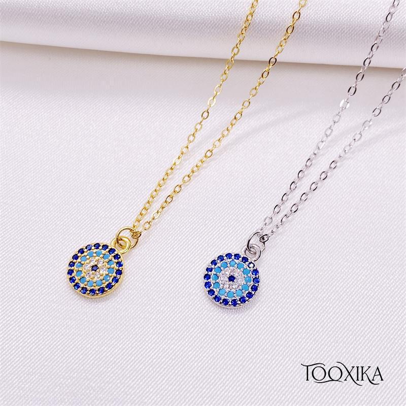 Tooxika S925 стерлингового серебра турецкий кулон с голубыми глазами модный темперамент дьявольский глаз женская цепочка на ключицы
Tooxika S925 стерлингового серебра турецкий кулон с голубыми глазами модный темперамент дьявольский глаз женская цепочка на ключицы