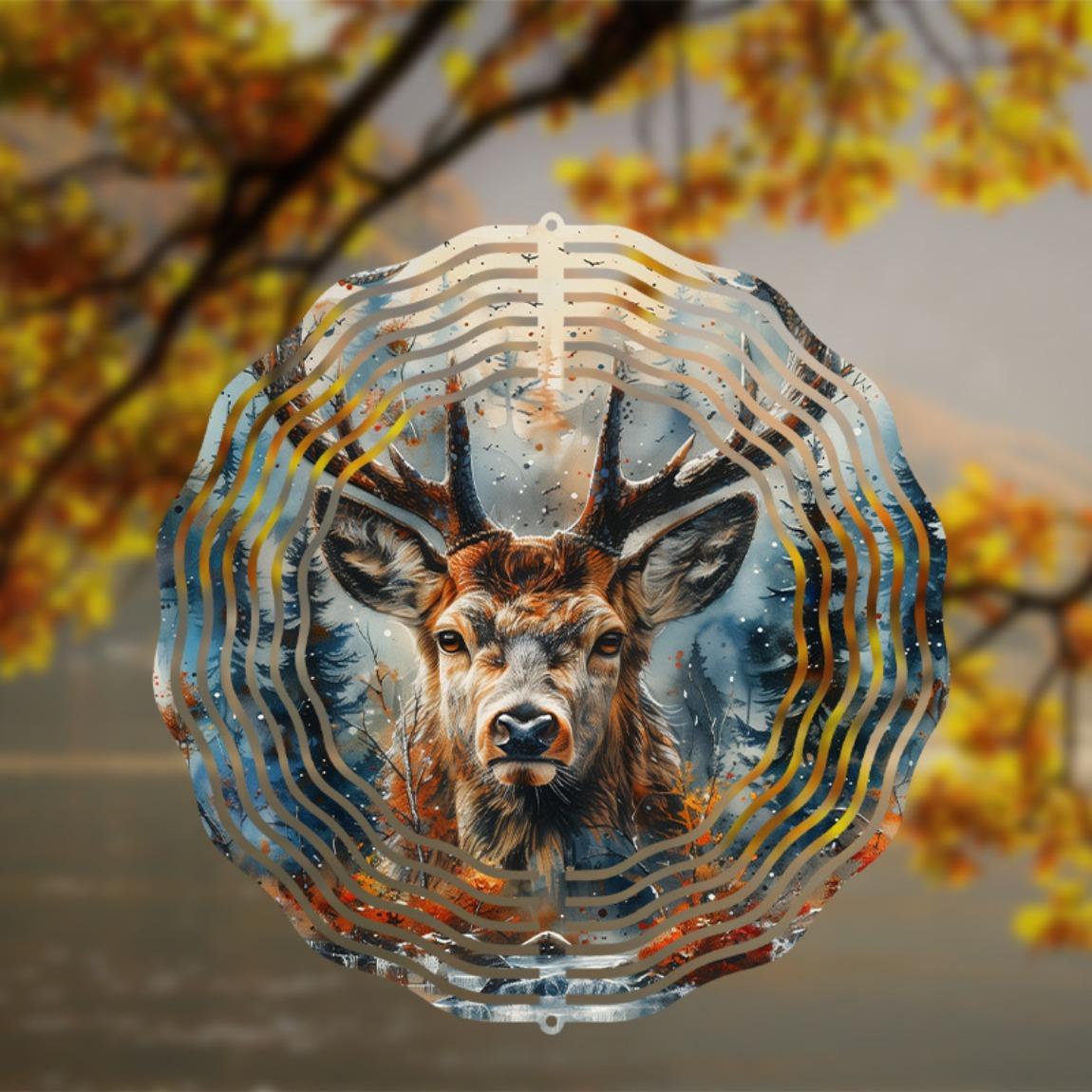 10 Inch Metal Wind Spinner with Deer Design No Battery Needed Includes Hook Perfect Gift for Mom Friends Garden Yard Decor 01A
10 Inch Metal Wind Spinner with Deer Design No Battery Needed Includes Hook Perfect Gift for Mom Friends Garden Yard Decor 01A