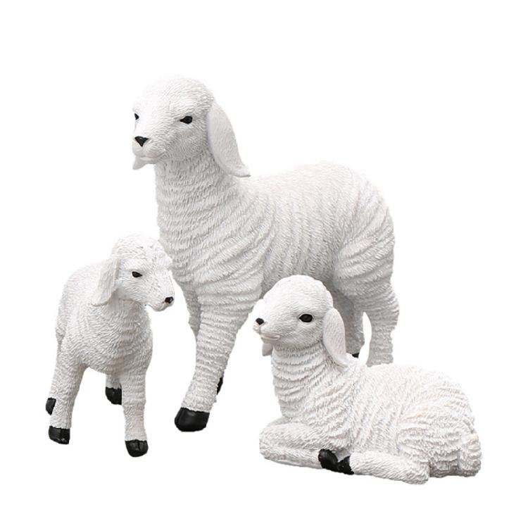 Decorative Baby and Mother Sheep Lambs Resins Statue Figurine Ornament for Living Room and Garden Landscape Decoration
Decorative Baby and Mother Sheep Lambs Resins Statue Figurine Ornament for Living Room and Garden Landscape Decoration