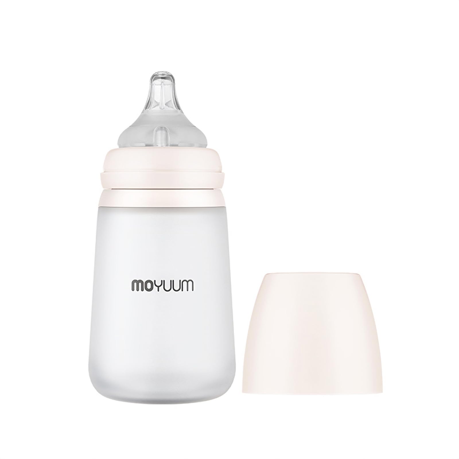 MOYUUM Silicone Baby Bottle, 260ml, for ages 3 months and up, Wide Neck, Round Hole, 2025 Model
MOYUUM Silicone Baby Bottle, 260ml, for ages 3 months and up, Wide Neck, Round Hole, 2025 Model