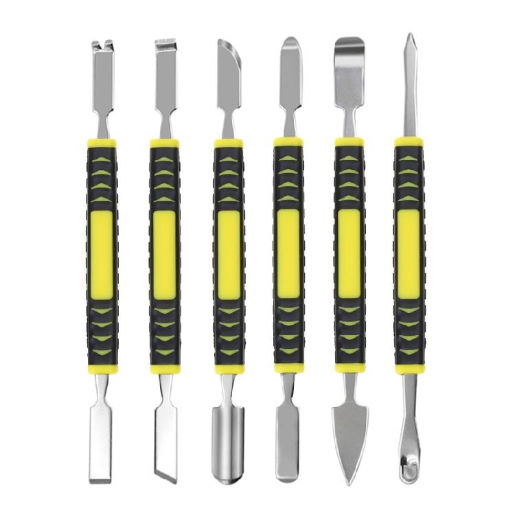 Reliable Metal Crowbar Kit 6-Piece Set Small Metal Spudger Excellent For Opening 1
Reliable Metal Crowbar Kit 6-Piece Set Small Metal Spudger Excellent For Opening 1