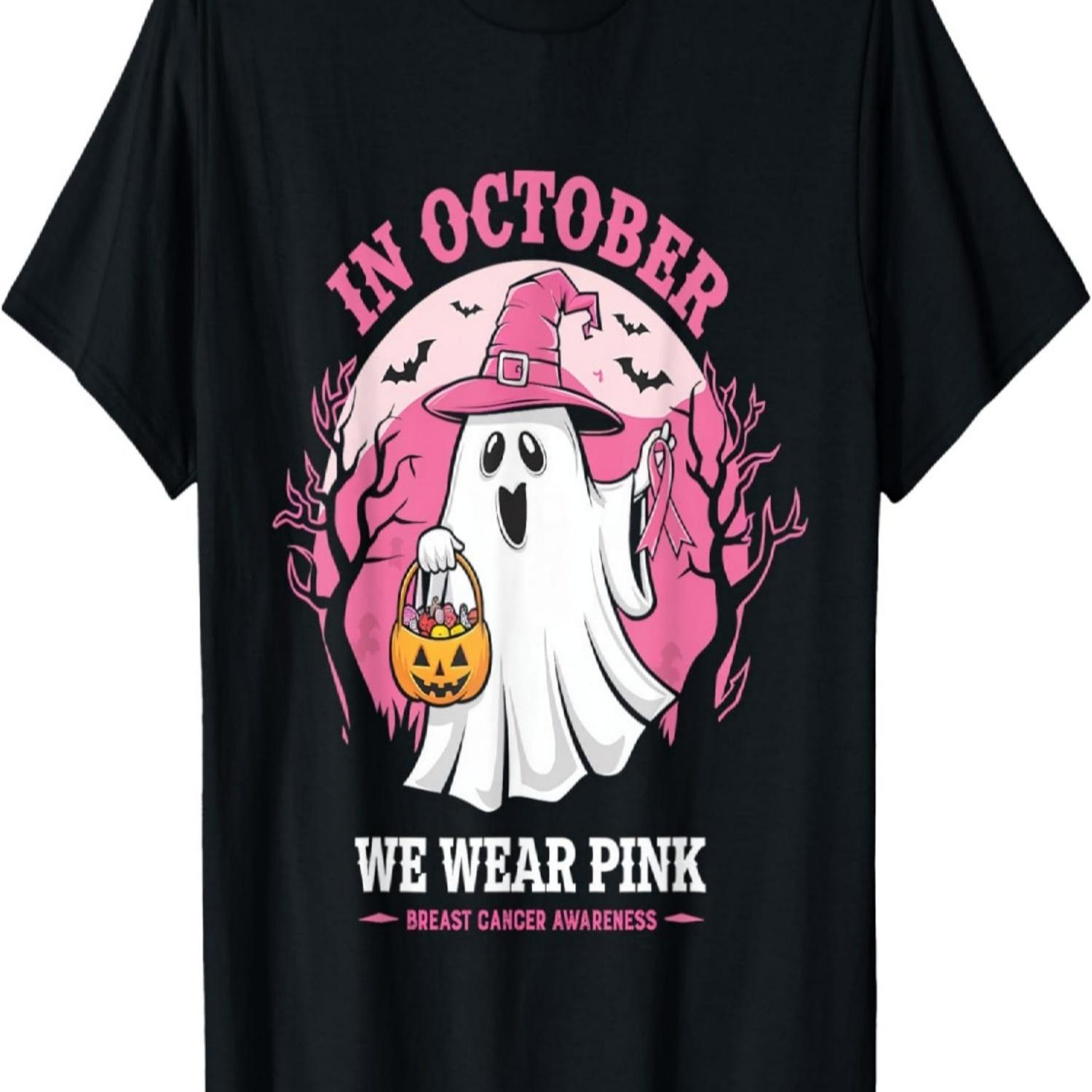 In October I Wear Pink Halloween T-Shirt(1) S чёрный
In October I Wear Pink Halloween T-Shirt(1) S чёрный