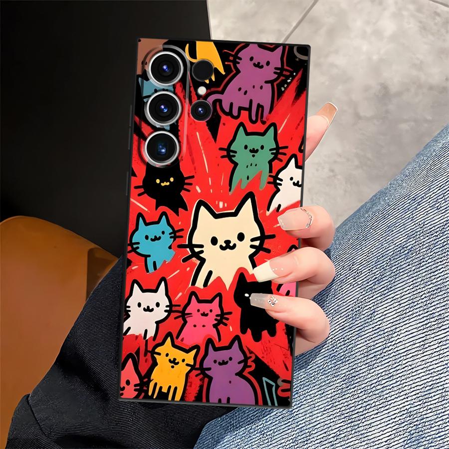 Funda Phone Cover Case for Samsung Galaxy S26 Ultra S10 S9 S23 S25 Plus S20 Ultra Note 20 8 9 10 S21 FE S24 Cartoon Cat Galaxy S24
Funda Phone Cover Case for Samsung Galaxy S26 Ultra S10 S9 S23 S25 Plus S20 Ultra Note 20 8 9 10 S21 FE S24 Cartoon Cat Galaxy S24