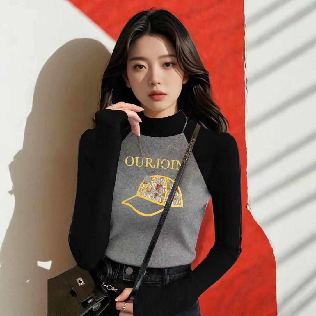 Women s Velvet Chic Raglan Color Block Slimming Stand-Up Collar Long Sleeve Base Layer Top L (suggested 105-115 jin)
Women s Velvet Chic Raglan Color Block Slimming Stand-Up Collar Long Sleeve Base Layer Top L (suggested 105-115 jin)