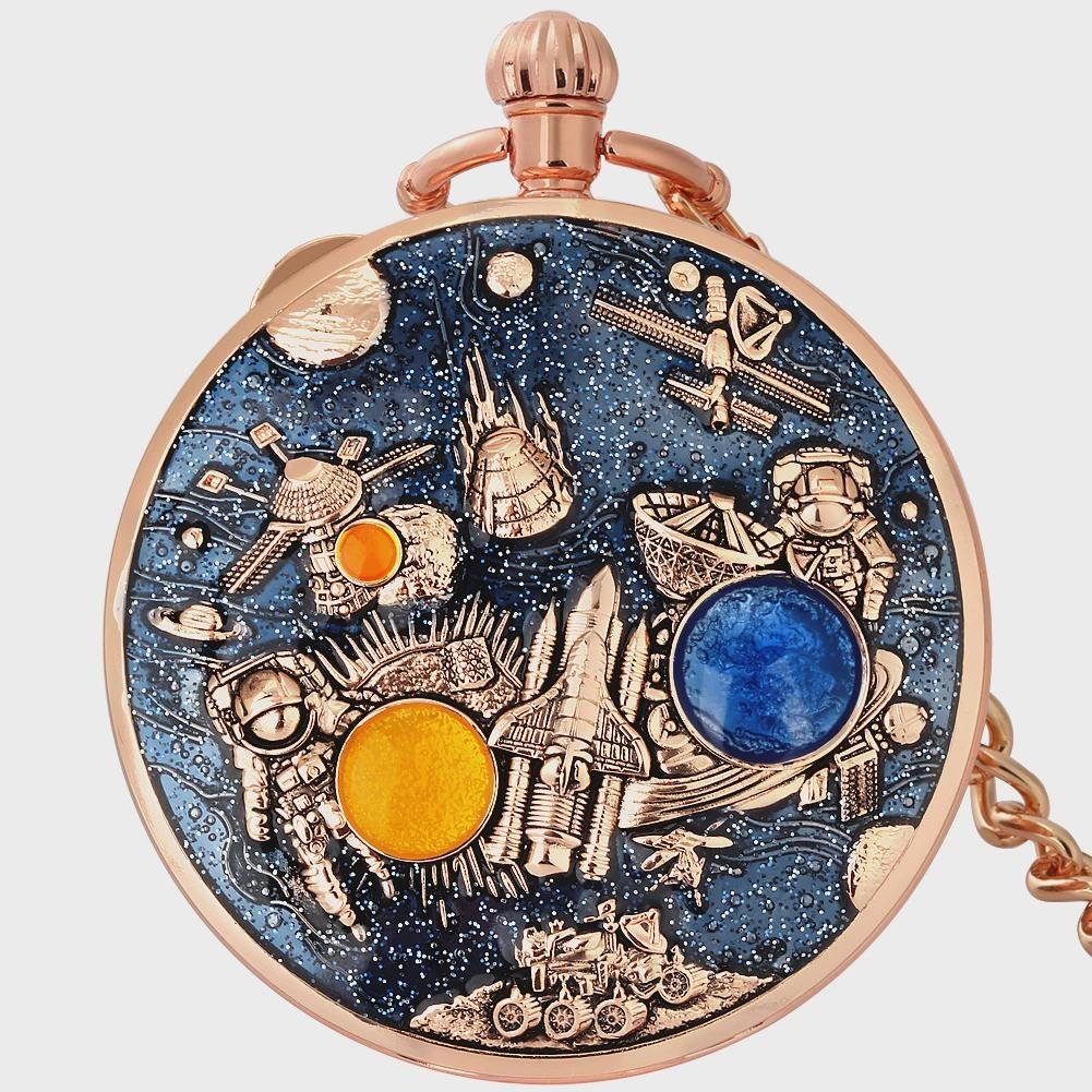 Нові кишенькові кварцові годинники Винтажний кулон на ланцюжку Кишенькові годинники-підвіски Стімпанк Підвіска Колекційні предмети Подарунок рожевий колір золота/синій
Нові кишенькові кварцові годинники Винтажний кулон на ланцюжку Кишенькові годинники-підвіски Стімпанк Підвіска Колекційні предмети Подарунок рожевий колір золота/синій