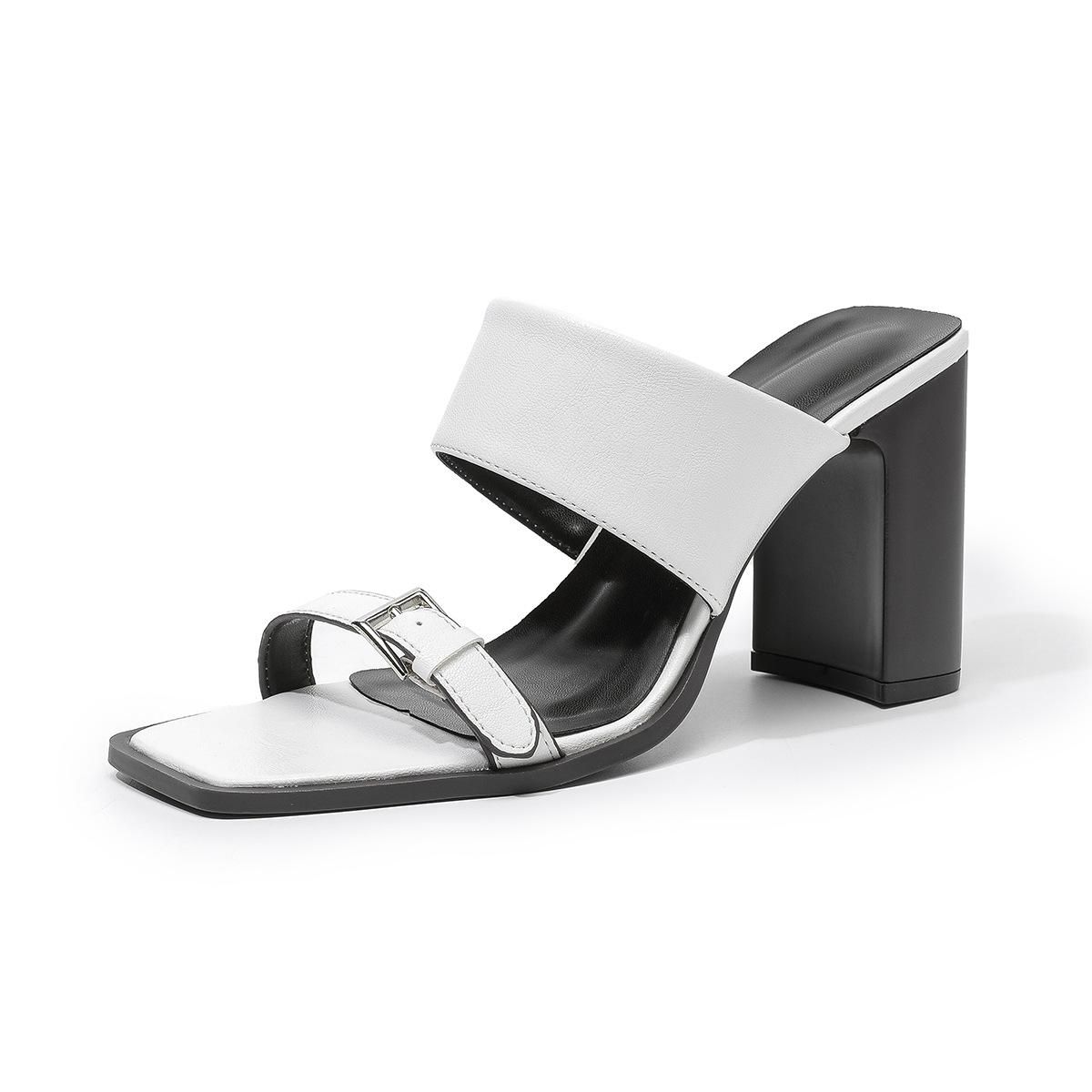 Women s Two Strap Square Open Toe High Block Heels Sandals Dress Pumps Casual Summer Mules Shoes for Weeding Party Chunky Heeled Slides for Women 43
Women s Two Strap Square Open Toe High Block Heels Sandals Dress Pumps Casual Summer Mules Shoes for Weeding Party Chunky Heeled Slides for Women 43