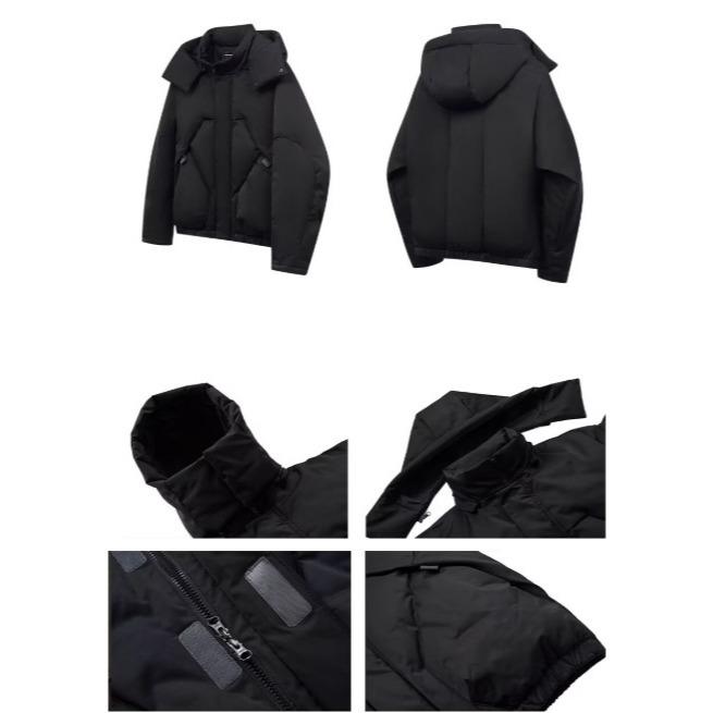 Men s Winter Cotton Jacket: American Style Hooded Coat with Stand Collar, Deconstructed Design, Trendy Cotton Padding. Extra Large чорний
Men s Winter Cotton Jacket: American Style Hooded Coat with Stand Collar, Deconstructed Design, Trendy Cotton Padding. Extra Large чорний