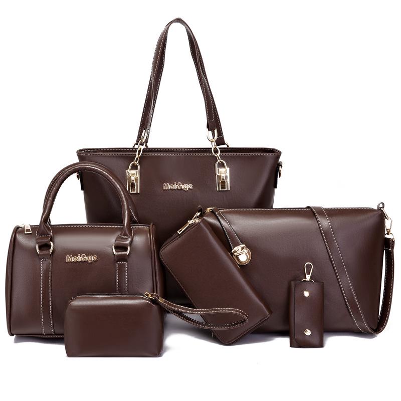 2025 Fashion Mother-Child Bag Set: 6-Piece Handbag, Shoulder & Crossbody Bags темно-коричневого кольору
2025 Fashion Mother-Child Bag Set: 6-Piece Handbag, Shoulder & Crossbody Bags темно-коричневого кольору