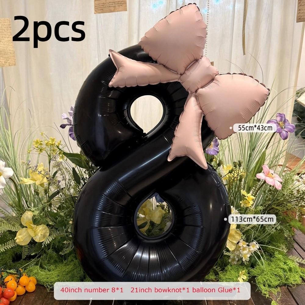 2 шт. 40-дюймові повітряні кулі з алюмінієвої фольги, чорні кулі з бантом, нові кулі з цифрами, весілля, день народження 8
2 шт. 40-дюймові повітряні кулі з алюмінієвої фольги, чорні кулі з бантом, нові кулі з цифрами, весілля, день народження 8