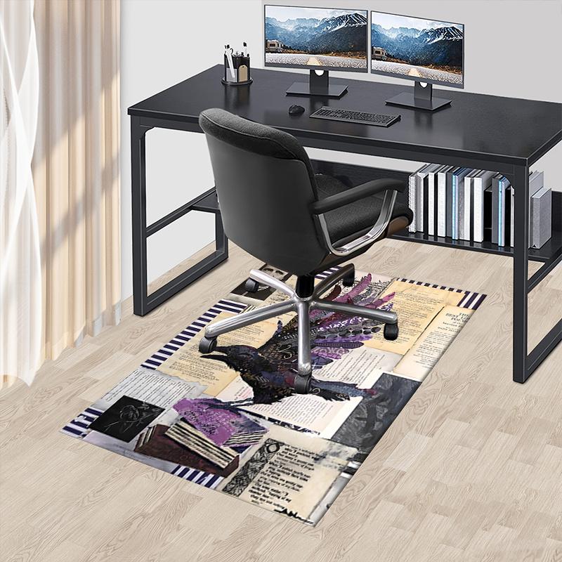 Raven Chair Mat: Office Carpet for Home Decor, Sofa Rug, Gift Idea Perfect for Bedrooms, Living Room 60cm by 90cm
Raven Chair Mat: Office Carpet for Home Decor, Sofa Rug, Gift Idea Perfect for Bedrooms, Living Room 60cm by 90cm
