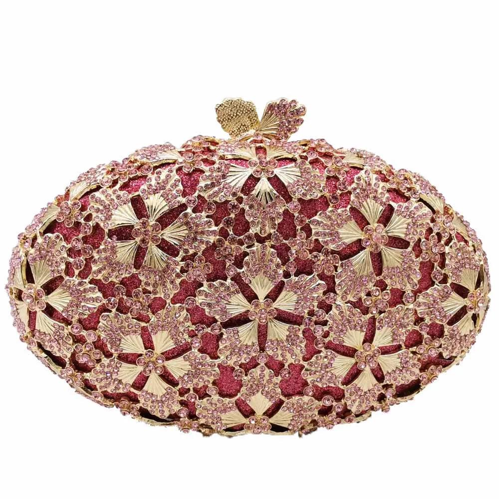 Boutique De FGG Egg Shape Flower Evening Bags and Clutches, Rhinestone Clutch Purses for Women, Bridal Wedding Crystal Bag Mini Clutch
Boutique De FGG Egg Shape Flower Evening Bags and Clutches, Rhinestone Clutch Purses for Women, Bridal Wedding Crystal Bag Mini Clutch