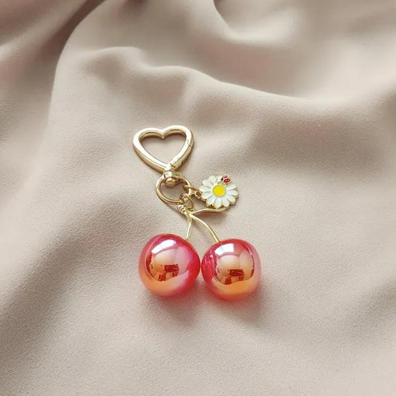 Cute Cherry Keychain Simulated Butterfly Fruit Keyring Pendant For Women Girls Handbag Decoration Bag Charm Car Keyring Gifts A7
Cute Cherry Keychain Simulated Butterfly Fruit Keyring Pendant For Women Girls Handbag Decoration Bag Charm Car Keyring Gifts A7