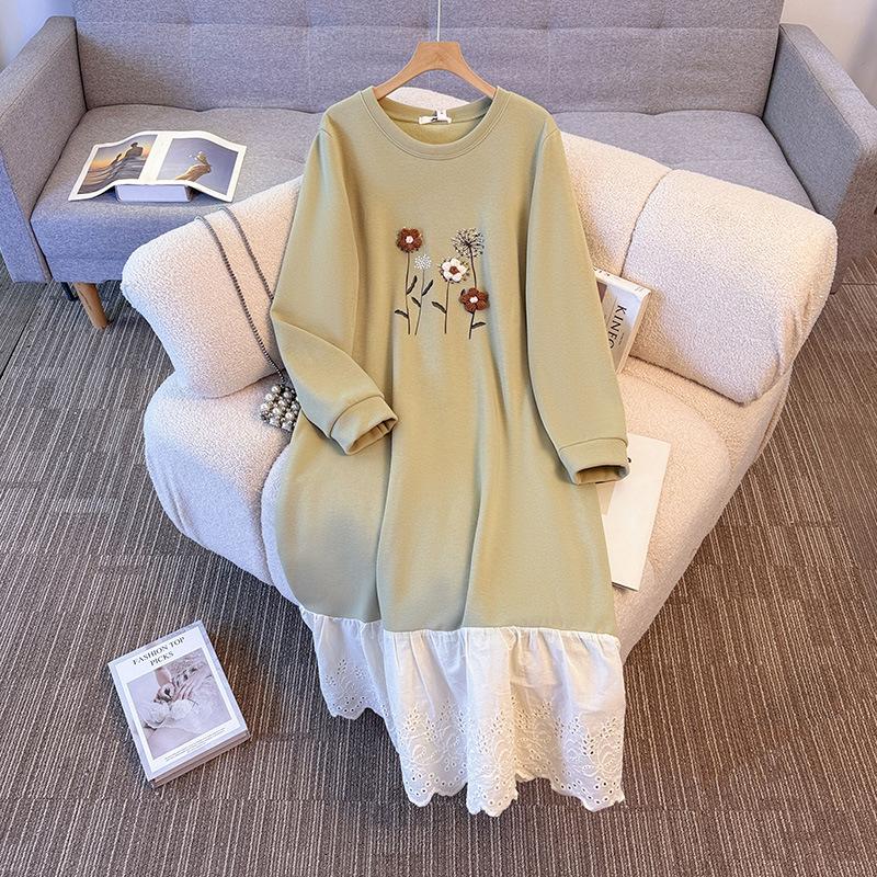 Новое зимнее женское платье большого размера с добавленным флисом и утолщенным искусственным искусственным двухкомпонентным лоскутным дизайном 6XL зелёный
Новое зимнее женское платье большого размера с добавленным флисом и утолщенным искусственным искусственным двухкомпонентным лоскутным дизайном 6XL зелёный