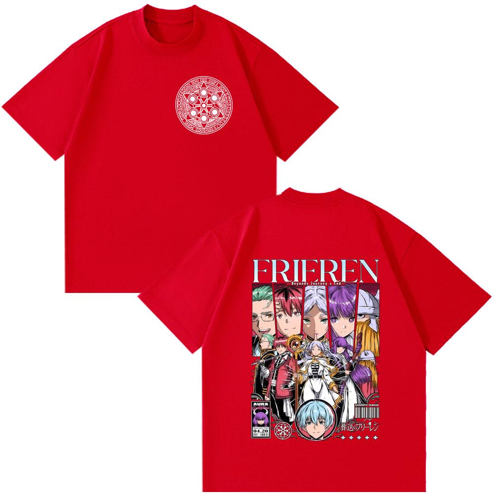 Anime Frieren: Beyond Journey s End T-shirt Unisex Women Fashion Harajuku Tees Cotton Tops Casual Oversized TShirt Summer Clothing S
Anime Frieren: Beyond Journey s End T-shirt Unisex Women Fashion Harajuku Tees Cotton Tops Casual Oversized TShirt Summer Clothing S