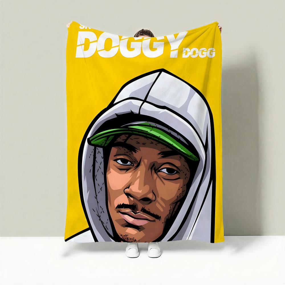 Rapper S-Snoop Dogg Throw Lightweight 240g Flannel Blanket Soft Skin-friendly for Summer Cooling 75cmx90cm
Rapper S-Snoop Dogg Throw Lightweight 240g Flannel Blanket Soft Skin-friendly for Summer Cooling 75cmx90cm