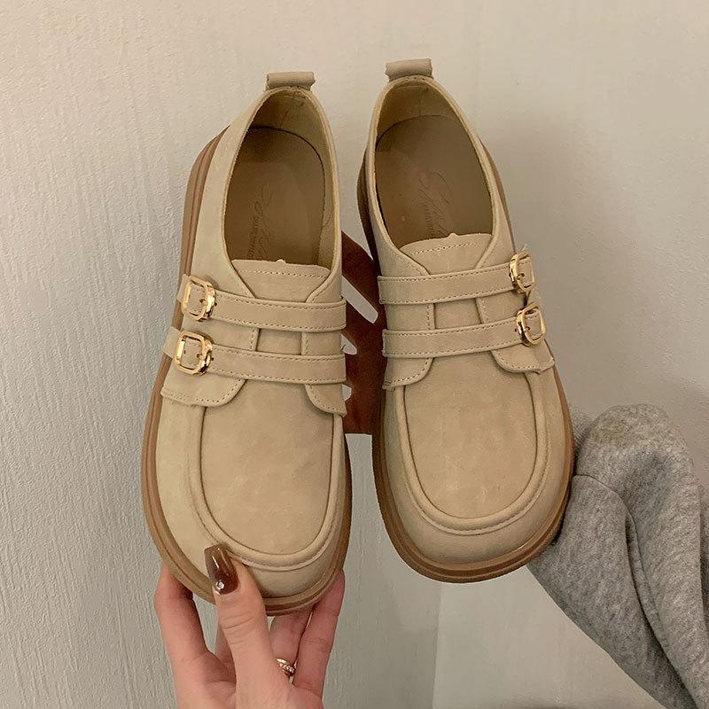 Flat bottom 100 with uniform small leather shoes Mary Jane single shoes women s 2025 spring new British style platform loafers 40 бежевий
Flat bottom 100 with uniform small leather shoes Mary Jane single shoes women s 2025 spring new British style platform loafers 40 бежевий