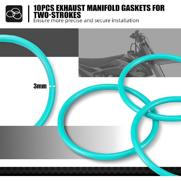 NICECNC Motorcycle Manifold Gaskets O-Rings Compatible with KTM SX/EXC/XC/XC-W 250/300 1998-22,Compatible with Husqvarna TE/TC/TX 250/300 14-22,
NICECNC Motorcycle Manifold Gaskets O-Rings Compatible with KTM SX/EXC/XC/XC-W 250/300 1998-22,Compatible with Husqvarna TE/TC/TX 250/300 14-22,