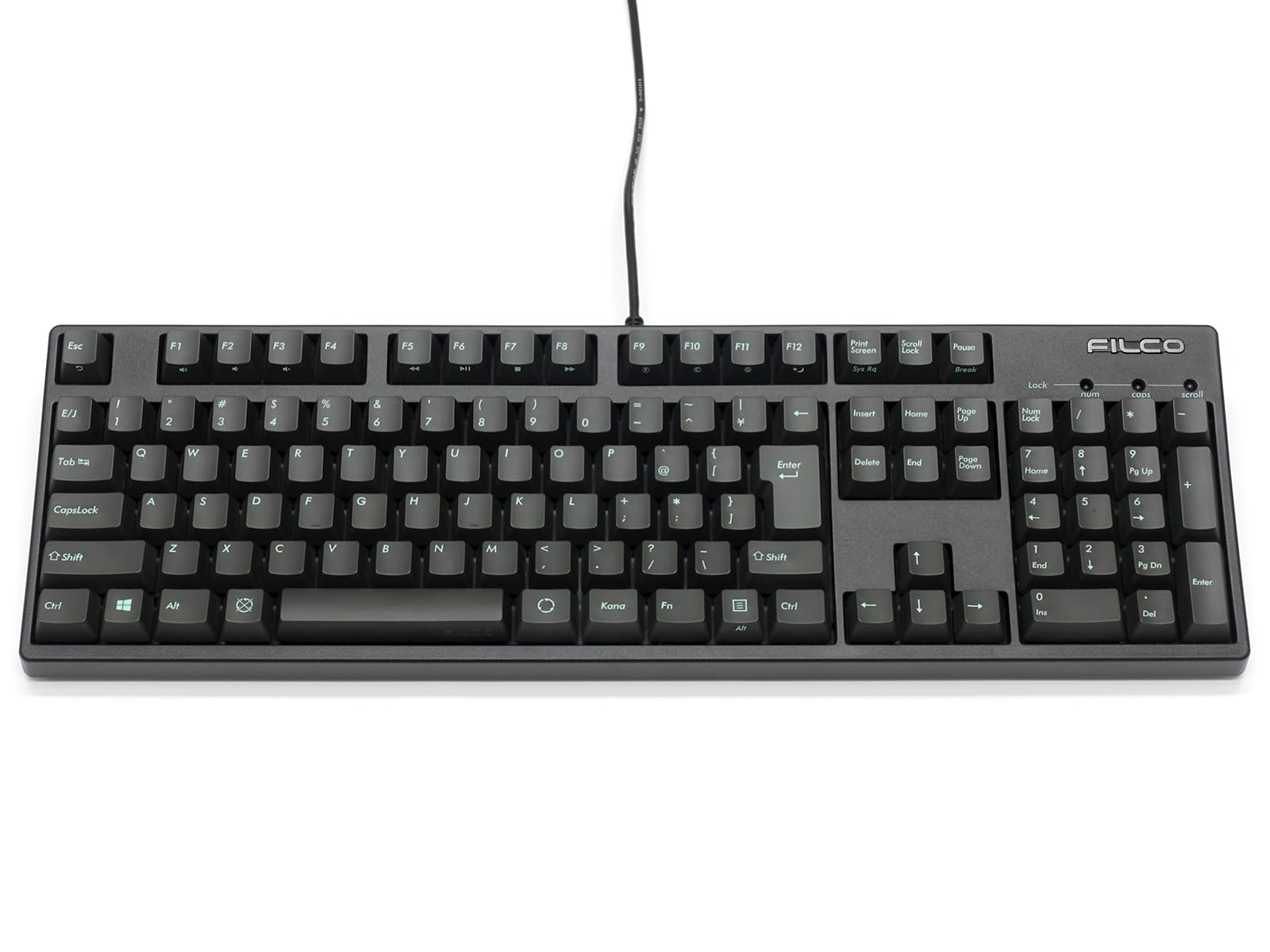 FILCO Majestouch ASK Full Size Japanese Layout 108 Keys CHERRY MX Red Axis Equipped with PBT Molded Asphalt Color Key Caps Includes 3 Red Key Locks
FILCO Majestouch ASK Full Size Japanese Layout 108 Keys CHERRY MX Red Axis Equipped with PBT Molded Asphalt Color Key Caps Includes 3 Red Key Locks