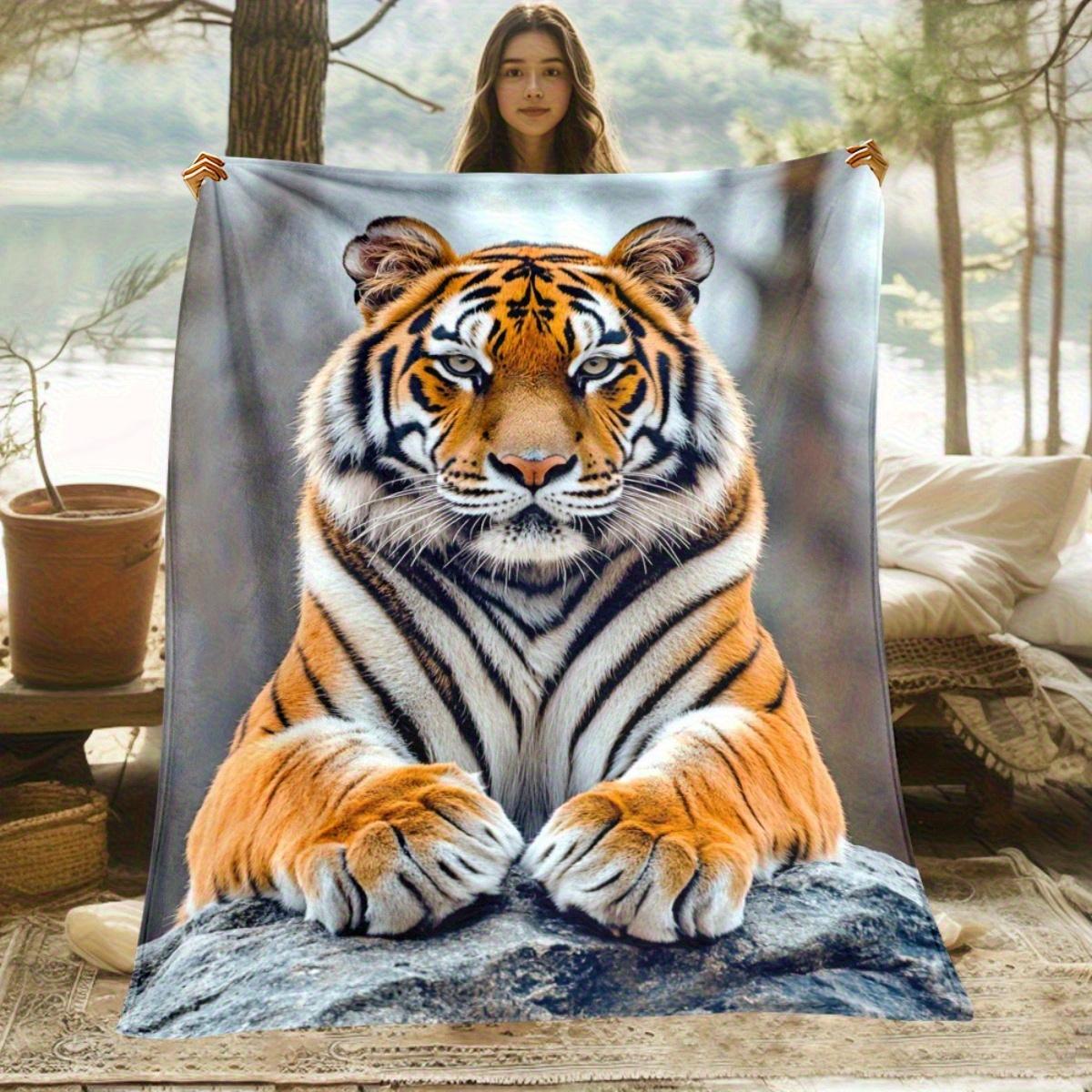 Personalized Tiger Blanket Name Wildlife Art Soft Fleece Throw Gift Home Decor Animal Theme 75x100cm
Personalized Tiger Blanket Name Wildlife Art Soft Fleece Throw Gift Home Decor Animal Theme 75x100cm