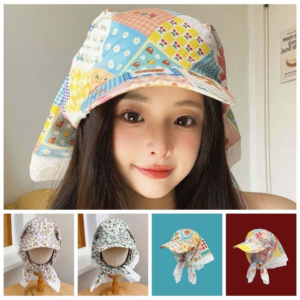 Lace Headscarf Baseball Hat Rural Style Triangle Headscarf Hat Fashion Strappy Bandana Cap Spring Style 1
Lace Headscarf Baseball Hat Rural Style Triangle Headscarf Hat Fashion Strappy Bandana Cap Spring Style 1