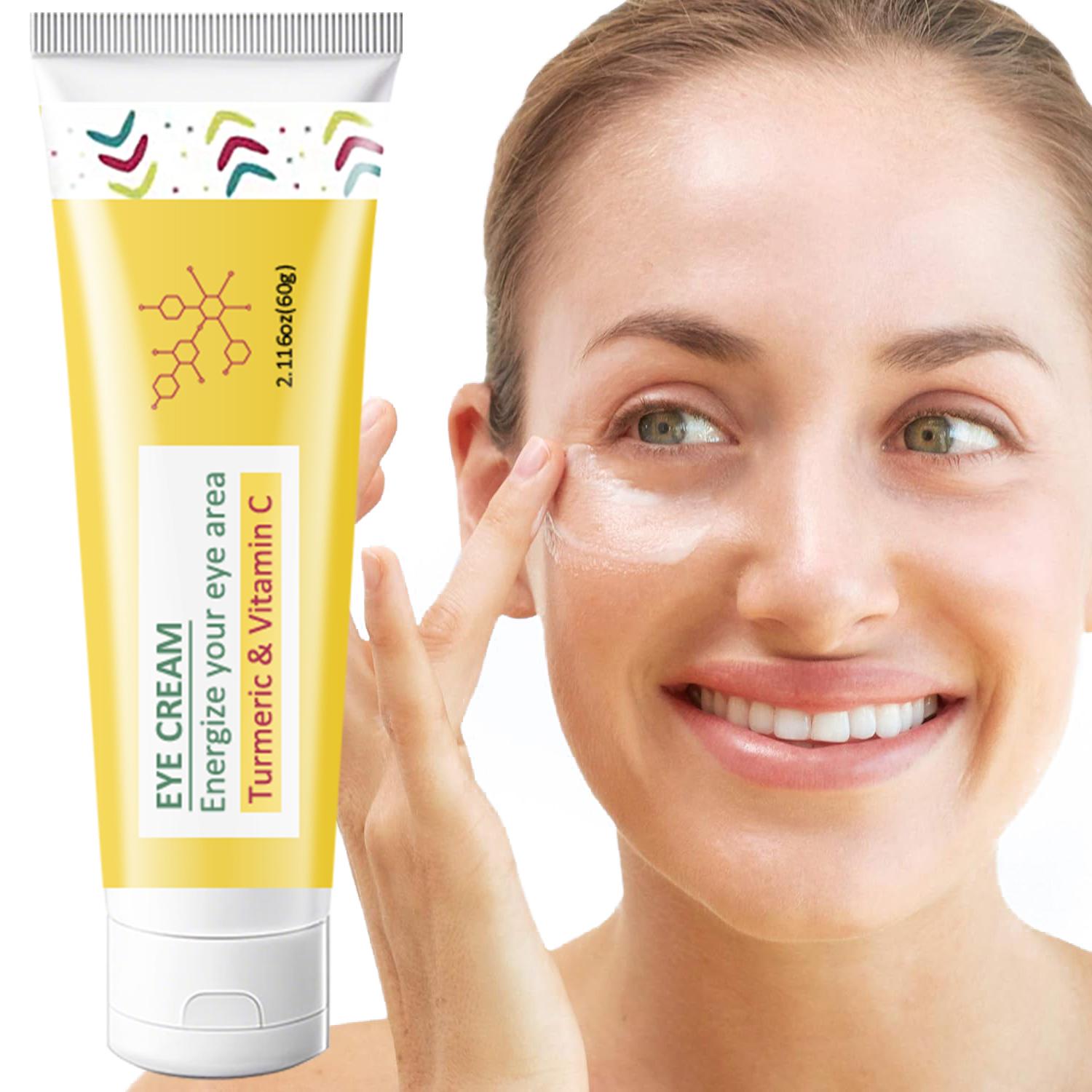 Eye Cream With Turmeric & Vitamin C - Hydrates and Nourishes Delicate Under-Eye Skin, Improves Eye Bags and Firms Skin,60g
Eye Cream With Turmeric & Vitamin C - Hydrates and Nourishes Delicate Under-Eye Skin, Improves Eye Bags and Firms Skin,60g