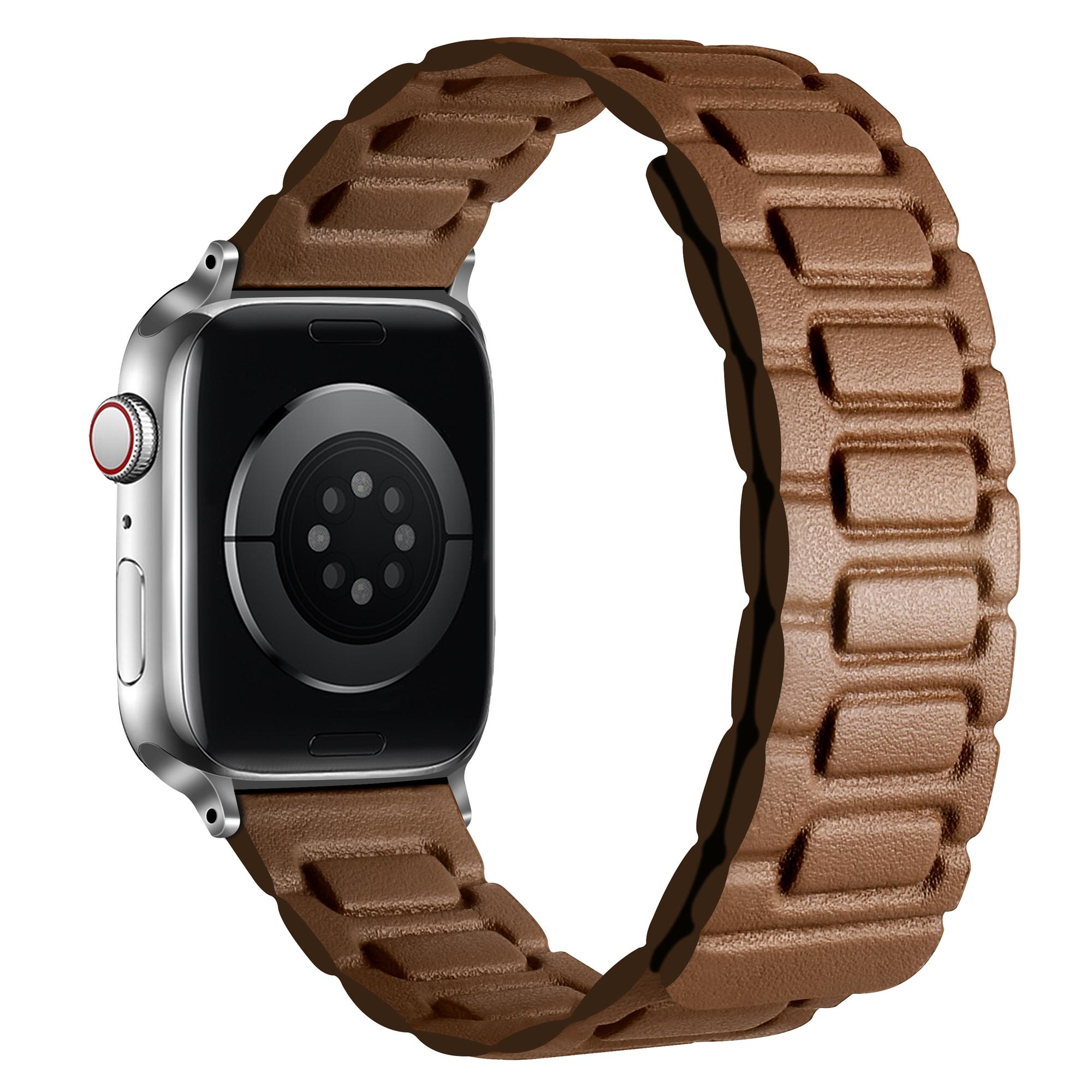 Ремінець для Apple Watch Series 10 9 8 7 SE 6 5 4 3 2 1 42 мм 41 мм 40 мм 38 мм Магнітний шкіряний ремінець з 3 ланками Brown
Ремінець для Apple Watch Series 10 9 8 7 SE 6 5 4 3 2 1 42 мм 41 мм 40 мм 38 мм Магнітний шкіряний ремінець з 3 ланками Brown