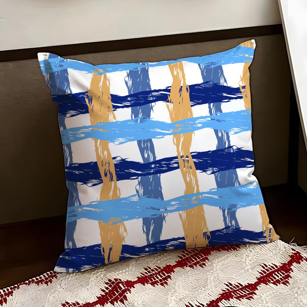 Colorful Patchwork Pattern Cushion Cover Reversible Soft Durable Pillow Cover Home Car MultiScene Use for Daily Comfort 30X30cm
Colorful Patchwork Pattern Cushion Cover Reversible Soft Durable Pillow Cover Home Car MultiScene Use for Daily Comfort 30X30cm