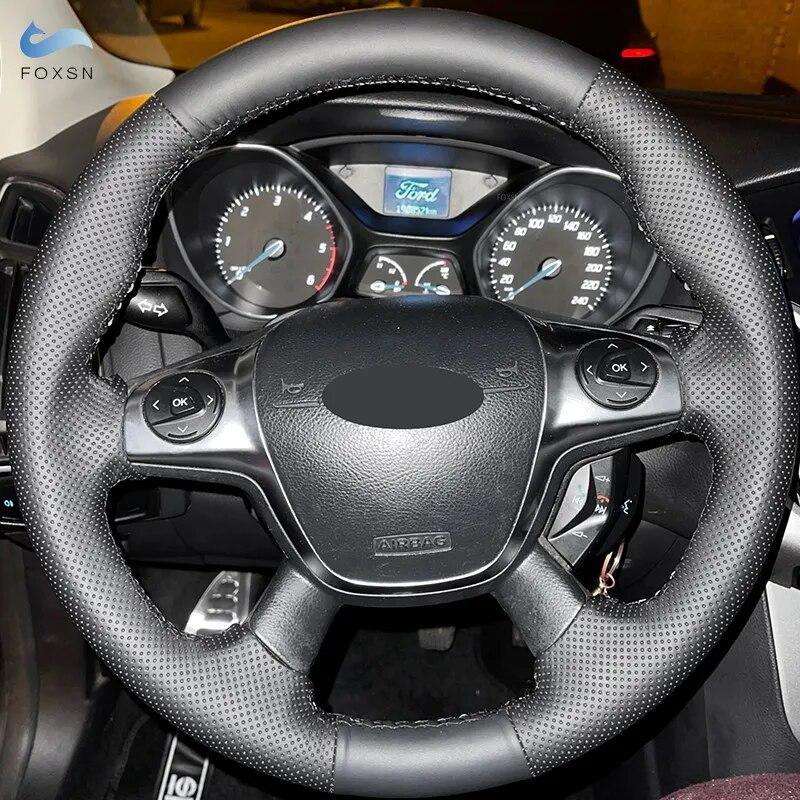 Плетеный руль для Ford Focus 3 2012 C-MAX 2011 KUGA Escape 2013 2014 2015 2016, кожаный чехол на руль, сшитый вручную
Плетеный руль для Ford Focus 3 2012 C-MAX 2011 KUGA Escape 2013 2014 2015 2016, кожаный чехол на руль, сшитый вручную