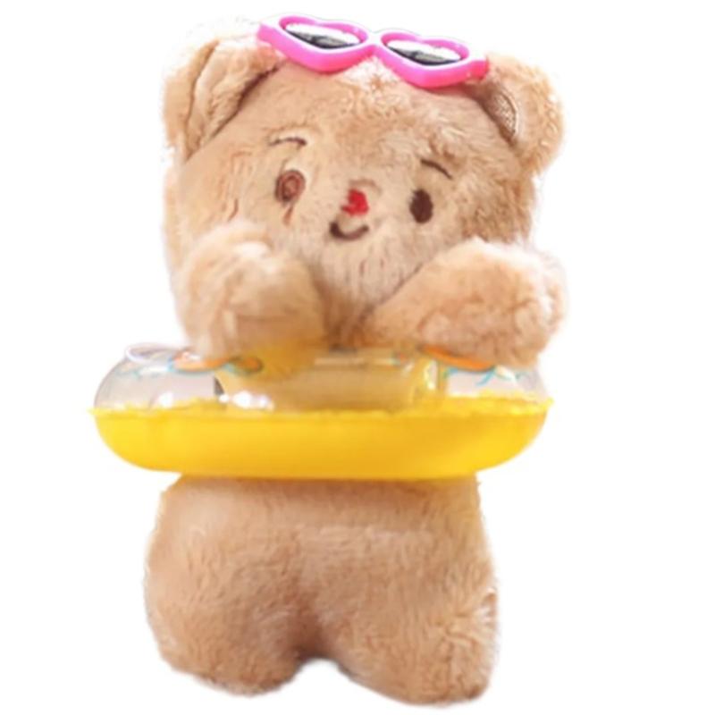 Plush Bear Keychain with Swim Ring Accessory Animal Pendant Key Chain Ornament for Women Personalized Bag Ornament
Plush Bear Keychain with Swim Ring Accessory Animal Pendant Key Chain Ornament for Women Personalized Bag Ornament