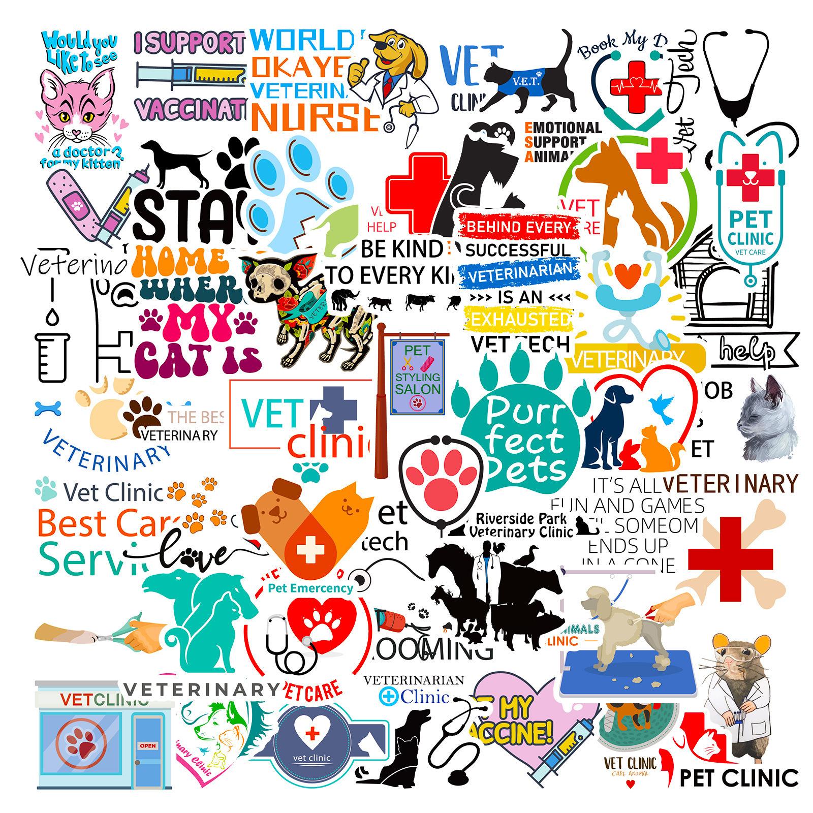 50 Animal Protection Decals New Style Pet Care Hospital Caring Compact Animals Cartoon Veterinary Series Decals
50 Animal Protection Decals New Style Pet Care Hospital Caring Compact Animals Cartoon Veterinary Series Decals