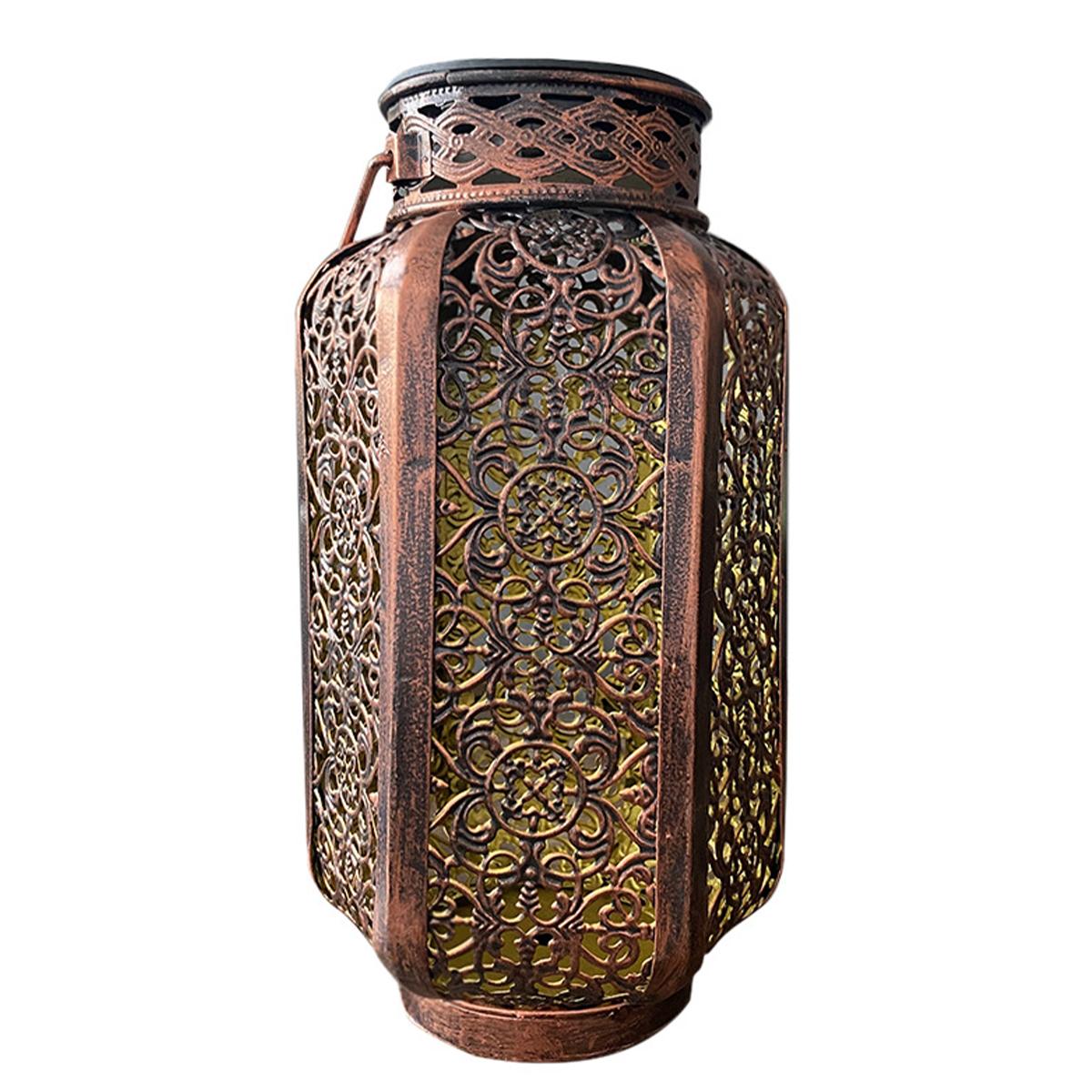 Solar Lanterns Outdoor Waterproof Garden Solar Light Hanging Decor Hollow Out Retro Metal Solar Lights Yard, Patio, Garden Decor коричневий
Solar Lanterns Outdoor Waterproof Garden Solar Light Hanging Decor Hollow Out Retro Metal Solar Lights Yard, Patio, Garden Decor коричневий