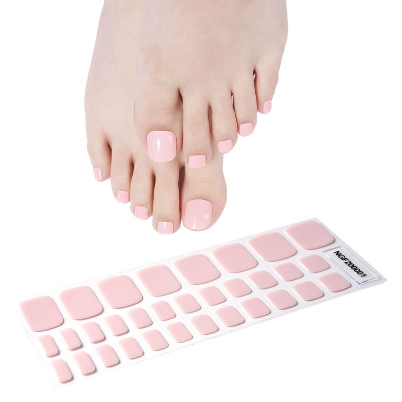 New Gel Toe Nail Patches, Phototherapy Lamp Semi-curing Foot Patches, Nail Stickers, Nail Polish Glue Nail Art Toe Paste normal specification
New Gel Toe Nail Patches, Phototherapy Lamp Semi-curing Foot Patches, Nail Stickers, Nail Polish Glue Nail Art Toe Paste normal specification