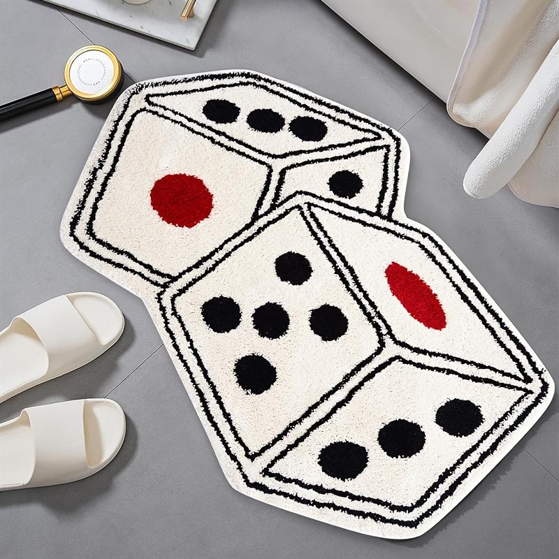 Shaped Dice Rug - Living Room, Bedroom Super Soft Pile Area Rugs, Bedroom Decorative Bedside Rugs Absorbent Non-Slip Mat for Bathroom Bathroom 15.7*23.6inch/40*60cm чёрный
Shaped Dice Rug - Living Room, Bedroom Super Soft Pile Area Rugs, Bedroom Decorative Bedside Rugs Absorbent Non-Slip Mat for Bathroom Bathroom 15.7*23.6inch/40*60cm чёрный
