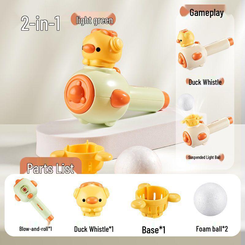 Balloon Blow Fun: 3-in-1 Trumpet & Floating Ball Toy for Kids, Enhances Lung Capacity for Ages 2-6
Balloon Blow Fun: 3-in-1 Trumpet & Floating Ball Toy for Kids, Enhances Lung Capacity for Ages 2-6