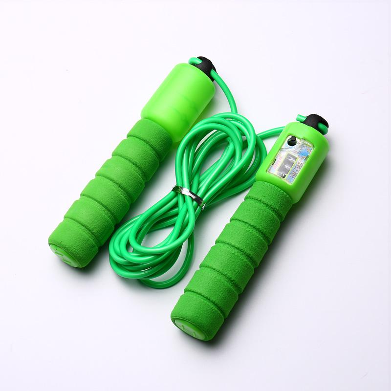 Jump Ropes with Counter Sports Fitness Adjustable Fast Speed Counting Skip Rope Skipping Wire зелений
Jump Ropes with Counter Sports Fitness Adjustable Fast Speed Counting Skip Rope Skipping Wire зелений