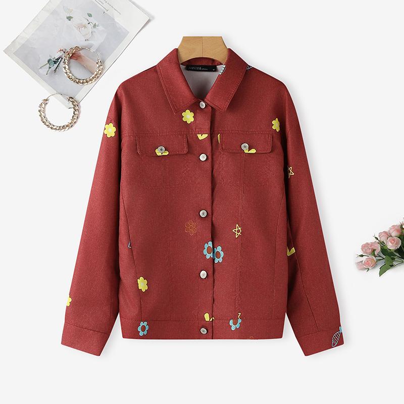 Жіноча повсякденна блуза з принтом з відкладним коміром і довгим рукавом ZANZEA 2XL червоний
Жіноча повсякденна блуза з принтом з відкладним коміром і довгим рукавом ZANZEA 2XL червоний