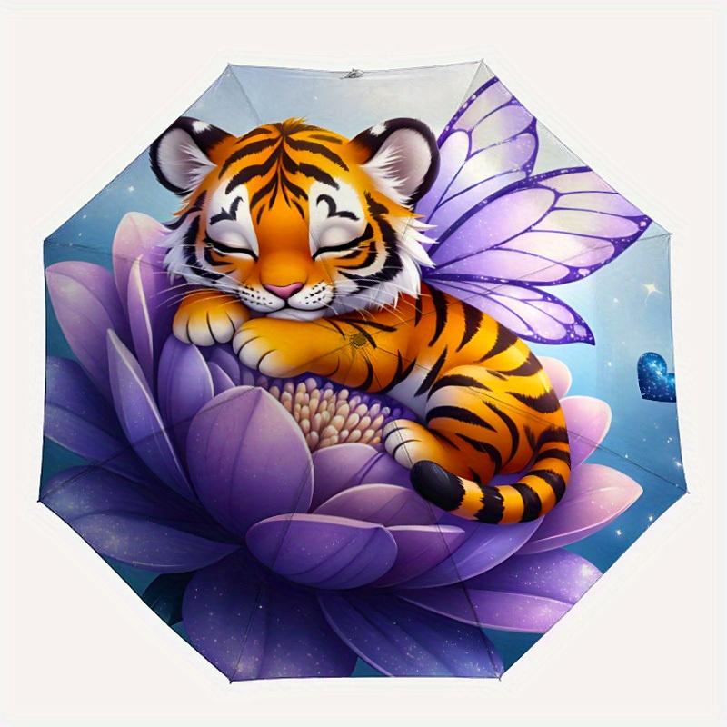 1pc Tiger Fairy Automatic Umbrella - 8-Rib Foldable Design, Outdoor Adventures, and Family Celebrations yy250829087
1pc Tiger Fairy Automatic Umbrella - 8-Rib Foldable Design, Outdoor Adventures, and Family Celebrations yy250829087