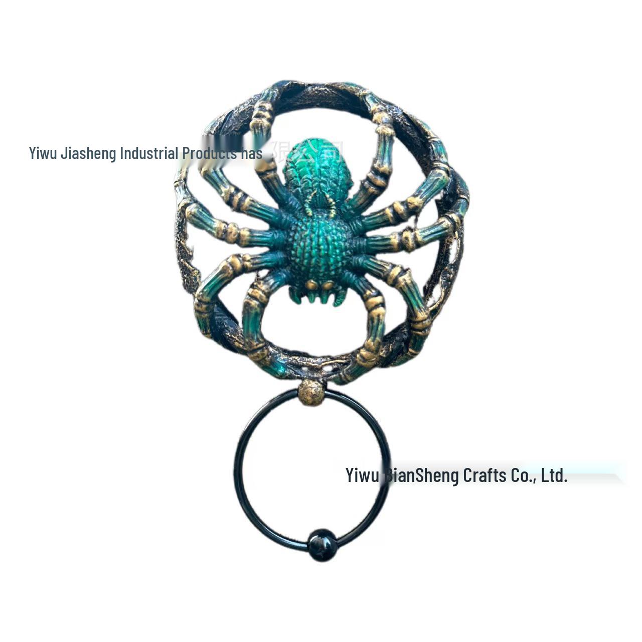 Creative Spider Door Knocker Resin Ornament for Halloween
Creative Spider Door Knocker Resin Ornament for Halloween