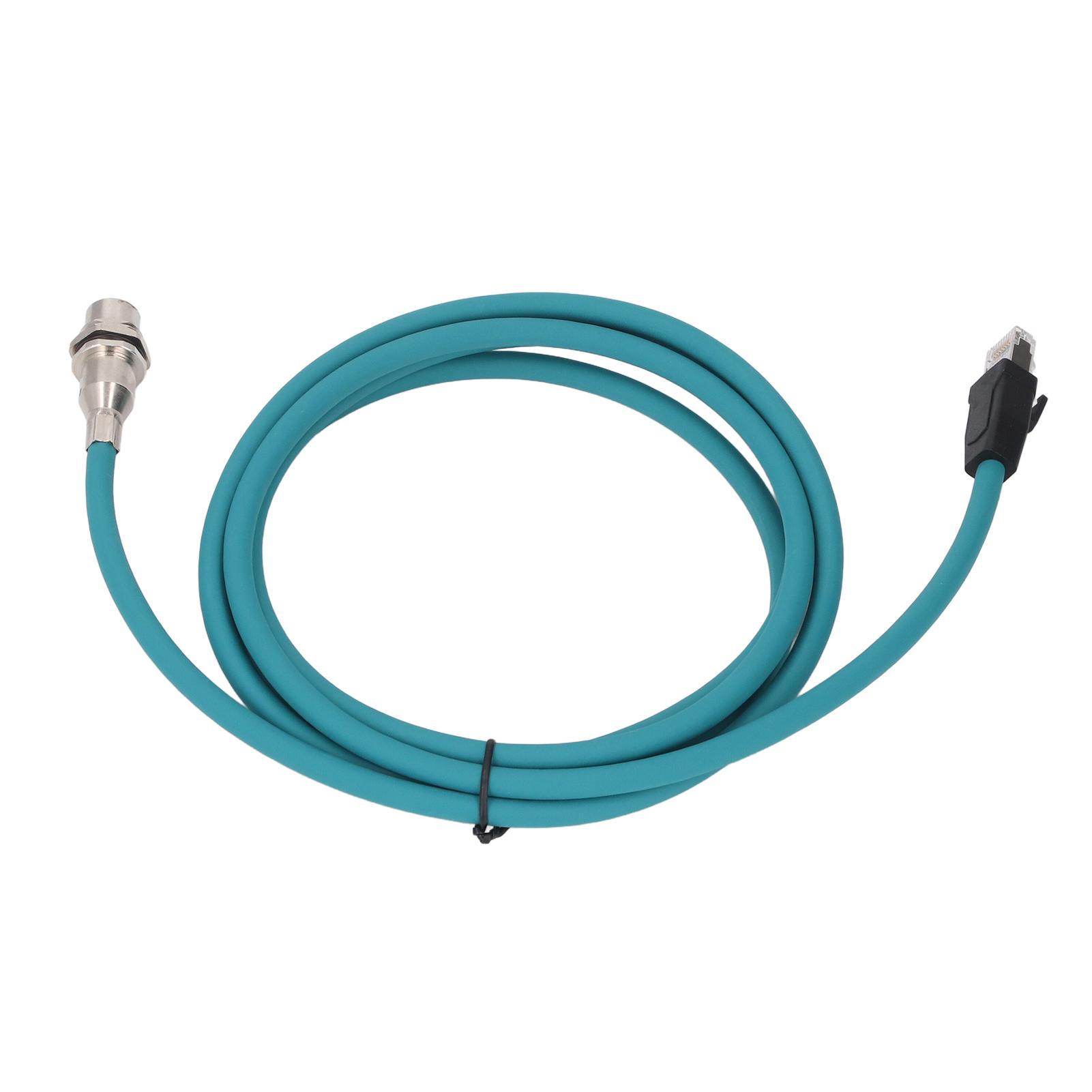Ethernet Shielded Cable M12 8Pin X Code Female Rear Mount Socket to RJ45 Male Connector Adapter
Ethernet Shielded Cable M12 8Pin X Code Female Rear Mount Socket to RJ45 Male Connector Adapter
