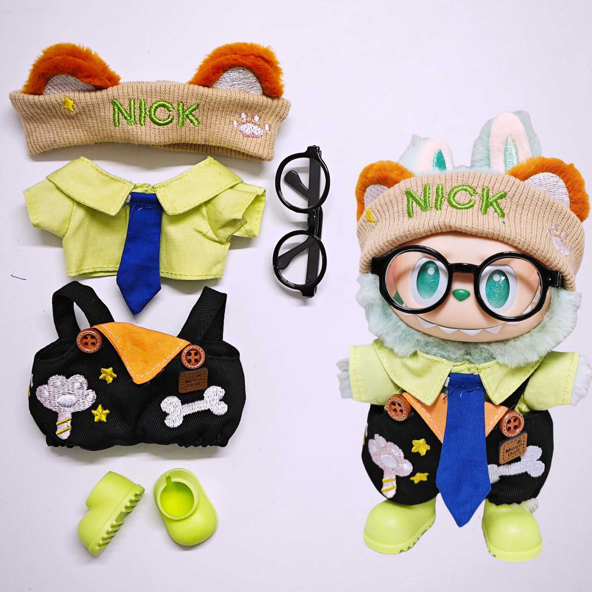 Новая одежда для куклы Лабубу Галстук Звезда Кость Комбинезон Серия Модная одежда для куклы excluding dolls
Новая одежда для куклы Лабубу Галстук Звезда Кость Комбинезон Серия Модная одежда для куклы excluding dolls