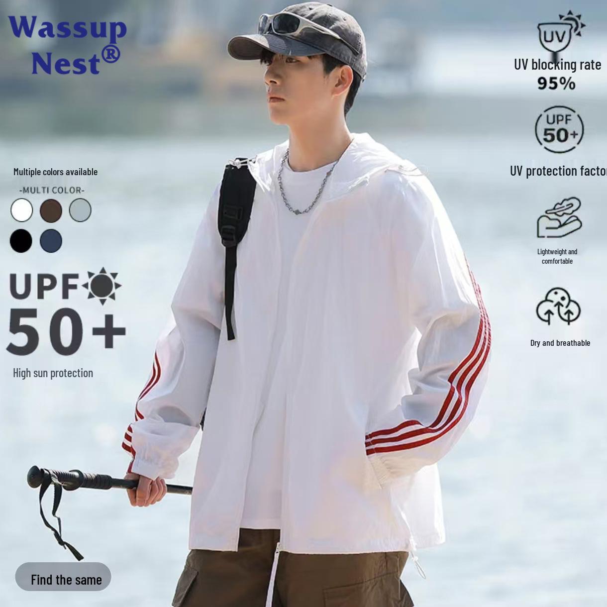 WASSUP Men s UPF50+ Ice Silk Sun Protection Jacket - Summer Cooling UV Shield Shirt L хаки
WASSUP Men s UPF50+ Ice Silk Sun Protection Jacket - Summer Cooling UV Shield Shirt L хаки