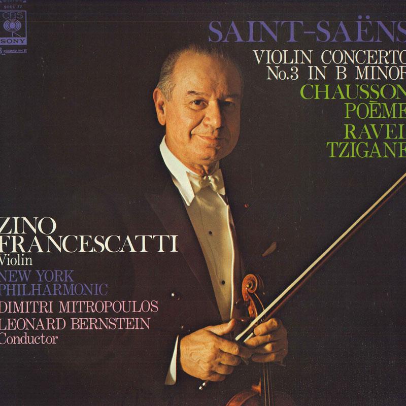 LP Record ZINO FRANCESCATTI, NEW YORK PHILHAR - Saint-saens: Violin Concerto No. 3 SOCL77 CBS SONY Japan Classical Used
LP Record ZINO FRANCESCATTI, NEW YORK PHILHAR - Saint-saens: Violin Concerto No. 3 SOCL77 CBS SONY Japan Classical Used