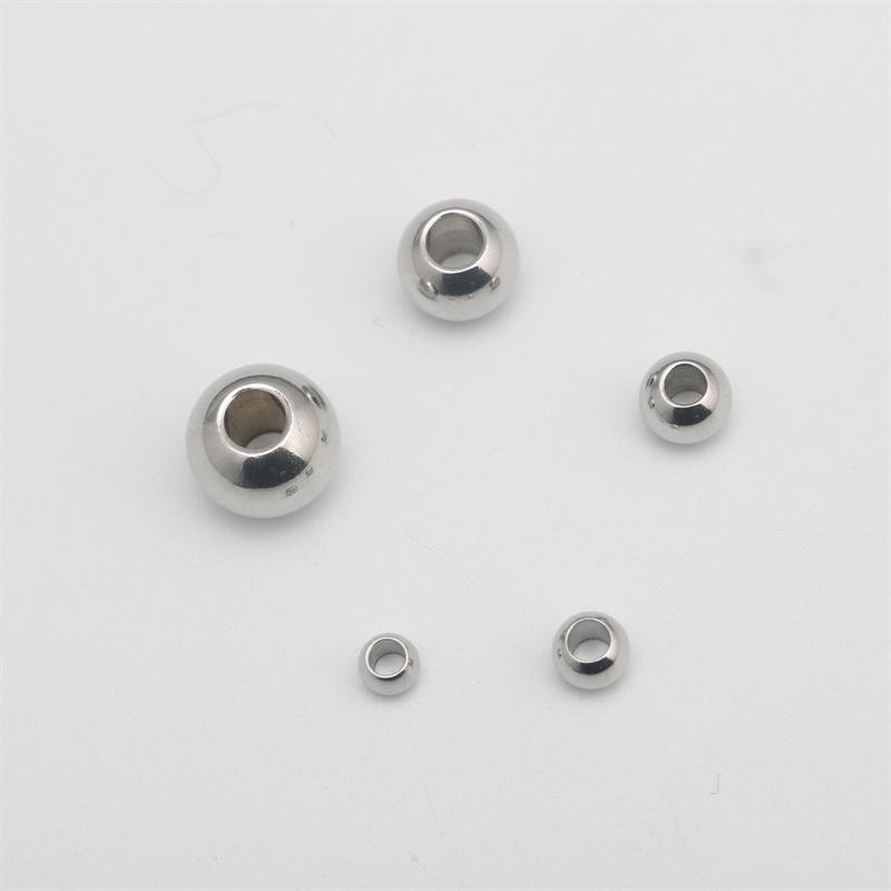 Minimalist Titanium Stainless Steel Beads for DIY Jewelry Bracelet Necklace Diameter 4mm, Inner Hole 2.3mm
Minimalist Titanium Stainless Steel Beads for DIY Jewelry Bracelet Necklace Diameter 4mm, Inner Hole 2.3mm