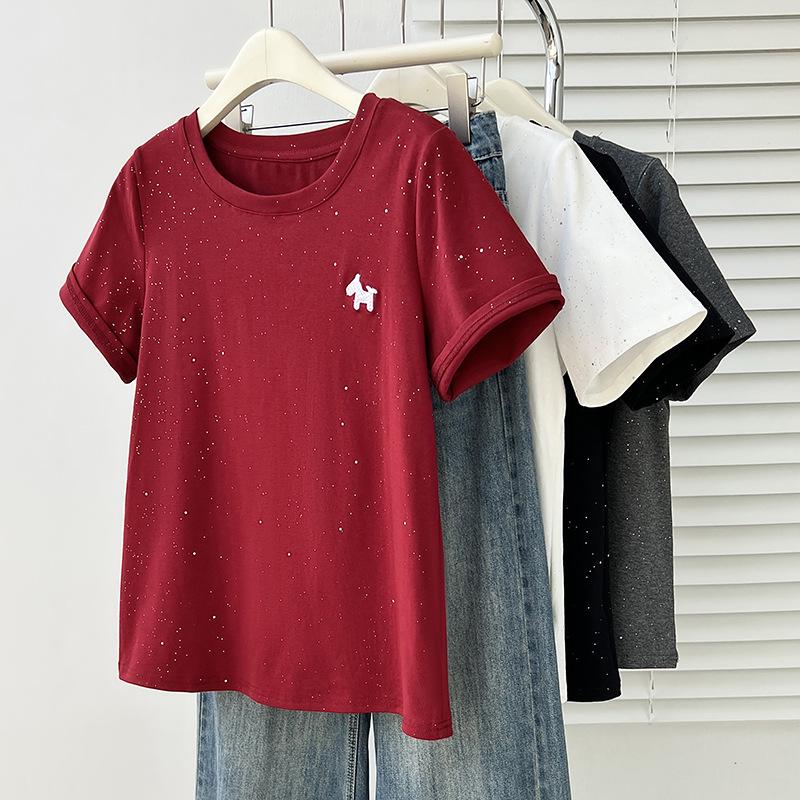 2026 Summer Plus Size Women s Casual Little Pony Shiny Short-Sleeved Top 3XL
2026 Summer Plus Size Women s Casual Little Pony Shiny Short-Sleeved Top 3XL