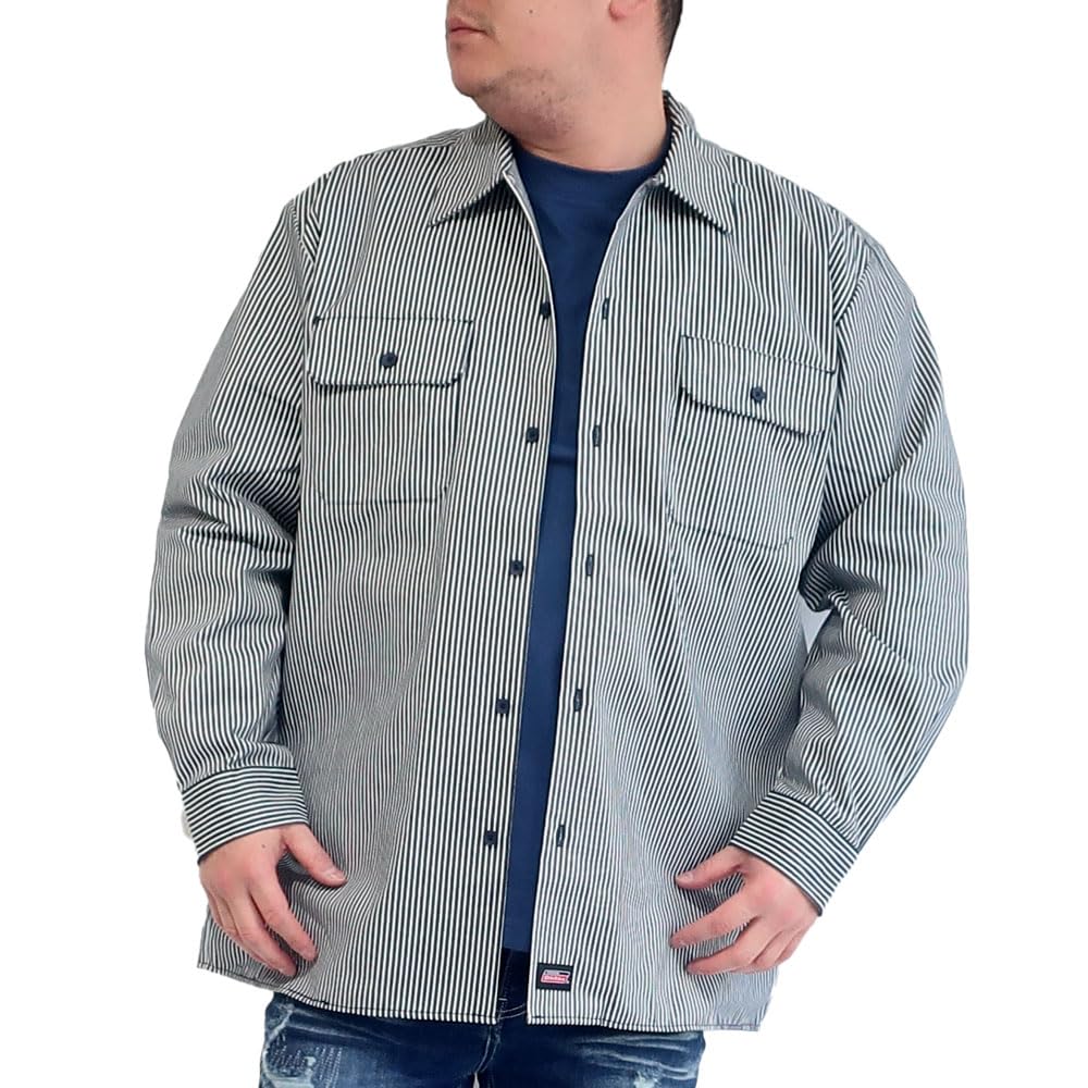 Men s Plus Size Dickies Work Shirt, Striped Hickory, Sizes 3L, 4L, 5L, XXL, XXXL, Charcoal, Khaki, Black, 10001298 (JP, Alphabet, 4L, STRIPE)
Men s Plus Size Dickies Work Shirt, Striped Hickory, Sizes 3L, 4L, 5L, XXL, XXXL, Charcoal, Khaki, Black, 10001298 (JP, Alphabet, 4L, STRIPE)