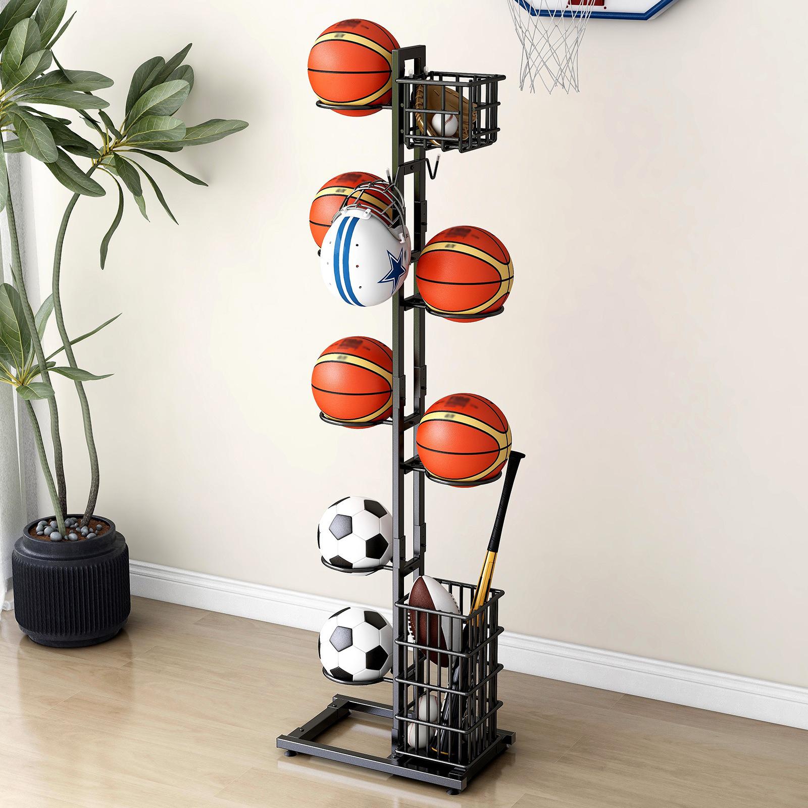 Home Indoor Children s Basketball Football Volleyball Badminton Racket Storage Rack Ball Rack Simple Storage Rack чёрный
Home Indoor Children s Basketball Football Volleyball Badminton Racket Storage Rack Ball Rack Simple Storage Rack чёрный
