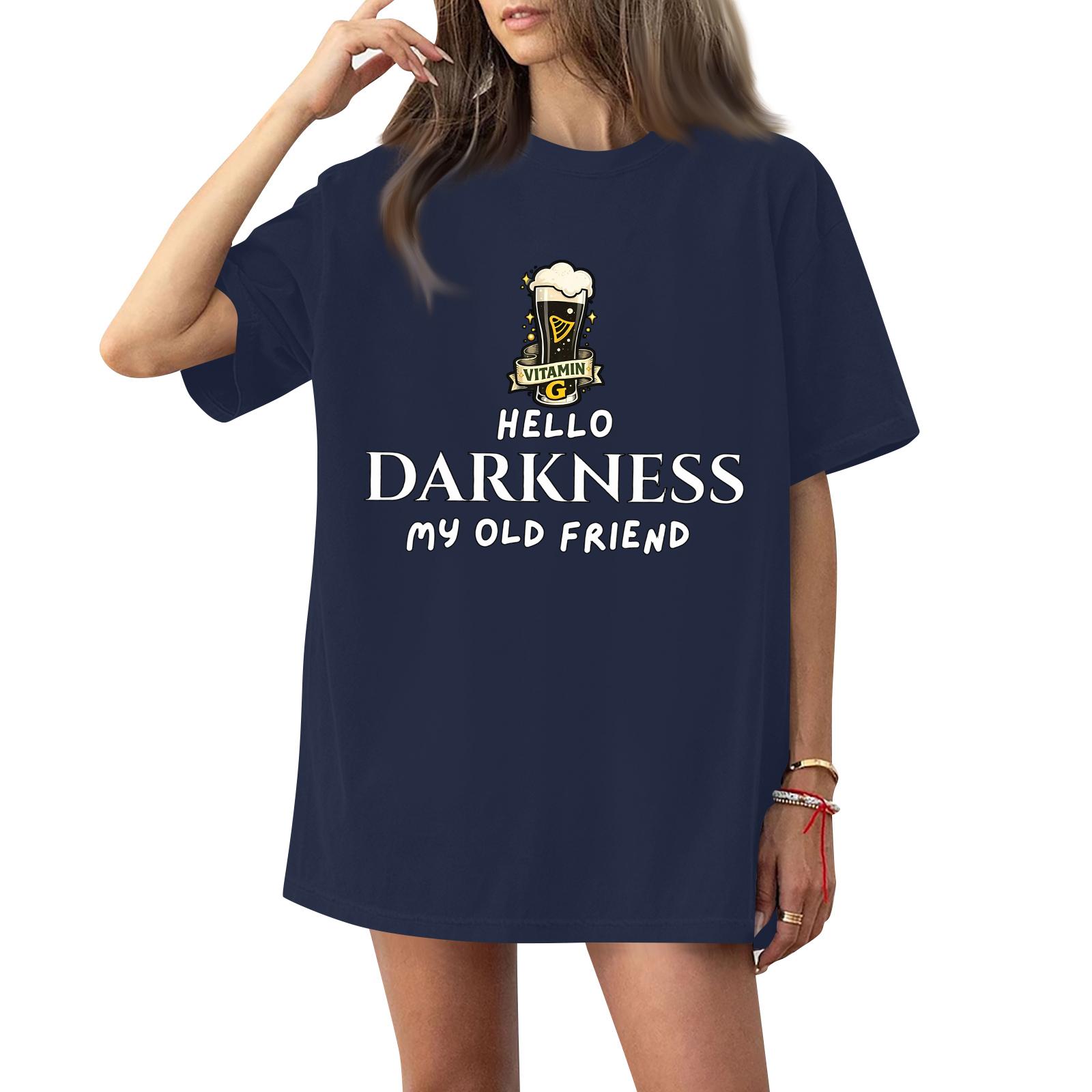 Women s Casual Fashion Round Neck St. Patrick Print Short Sleeve T-Shirt Top M Темно-синій
Women s Casual Fashion Round Neck St. Patrick Print Short Sleeve T-Shirt Top M Темно-синій
