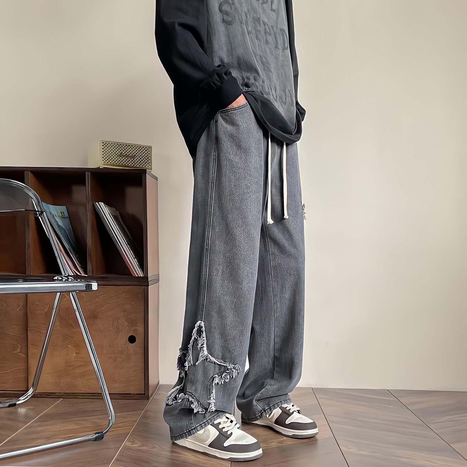 Мужские большие размеры 5XL Y2K, американская уличная одежда, винтажная повседневная одежда с вышивкой в виде звезды, черные мешковатые джинсы, одежда, повседневные широкие джинсовые брюки, мужские спортивные штаны M чёрный
Мужские большие размеры 5XL Y2K, американская уличная одежда, винтажная повседневная одежда с вышивкой в виде звезды, черные мешковатые джинсы, одежда, повседневные широкие джинсовые брюки, мужские спортивные штаны M чёрный