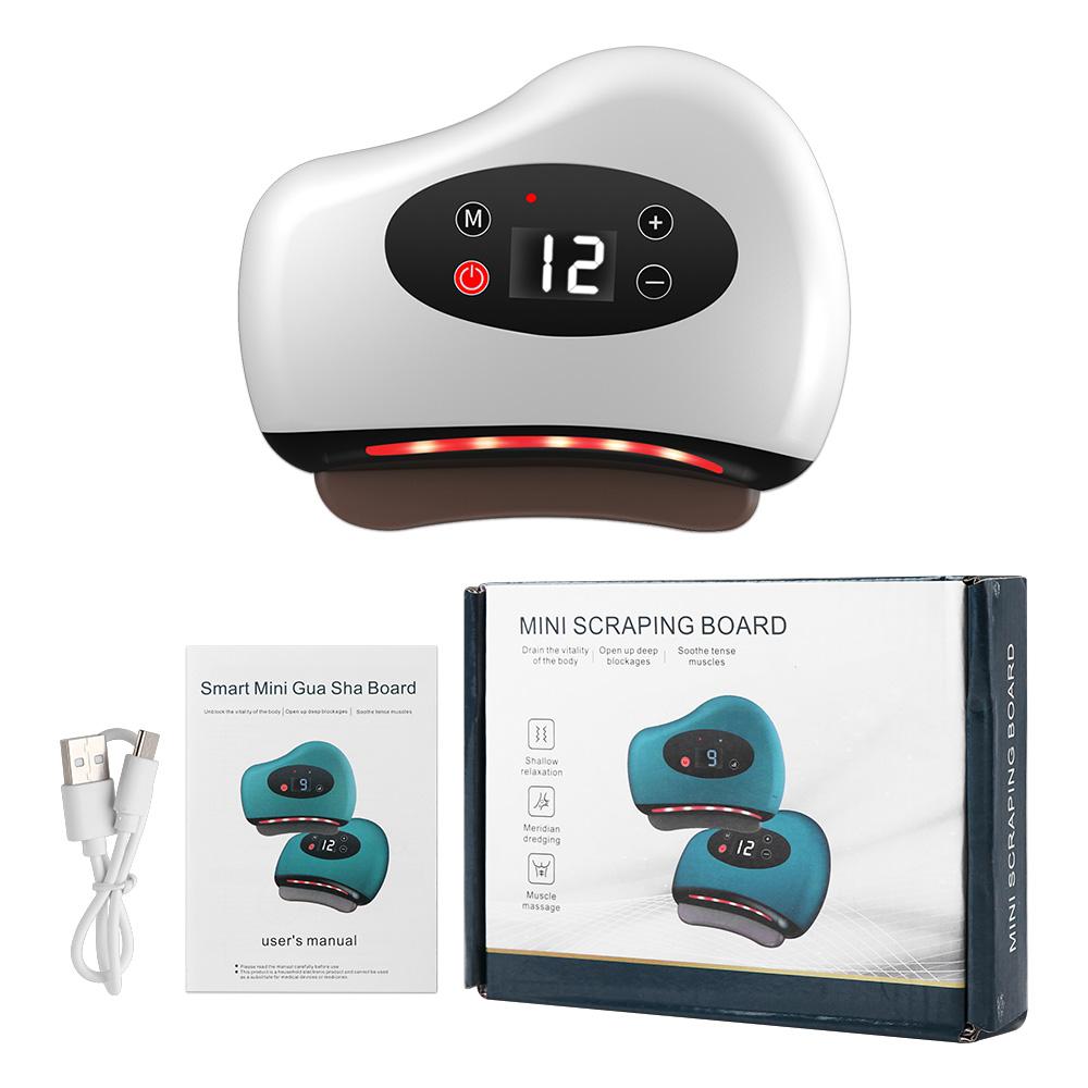 Electric Guasha Board Guasha Vibration Massage Devices Hot Compress Gua Sha Scraper Facial Scraping Beauty Massager Dropshipping білий
Electric Guasha Board Guasha Vibration Massage Devices Hot Compress Gua Sha Scraper Facial Scraping Beauty Massager Dropshipping білий